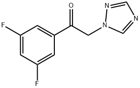 Ethanone, 1-(3,5-difluorophenyl)-2-(1H-1,2,4-triazol-1-yl)- Structure