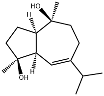 1αH,5αH-guaia-6-ene-4β,10β-diol Structure