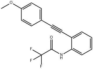 Acetamide, 2,2,2-trifluoro-N-[2-[2-(4-methoxyphenyl)ethynyl]phenyl]-