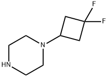 1-(3,3-difluorocyclobutyl)piperazine(WXC08972) Structure