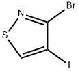 3-溴-4-碘异噻唑 结构式