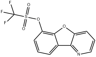 苯并呋喃(3,2-B)吡啶-6-基三甲烷氟磺酸酯,2043362-45-2,结构式