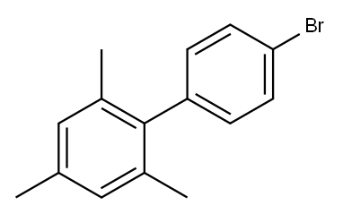 1,1'-Biphenyl, 4'-bromo-2,4,6-trimethyl- 结构式