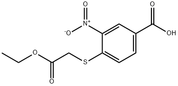 4-ethoxycarbonylmethylsulfanyl-3-nitrobenzoic acid