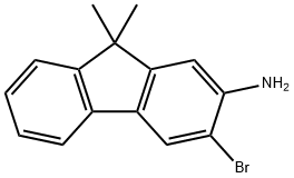 9H-Fluoren-2-amine, 3-bromo-9,9-dimethyl- 结构式