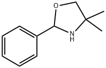 Oxazolidine, 4,4-dimethyl-2-phenyl- Structure