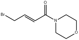 (E)-4-溴-1-吗啉代-2-烯-1-酮 结构式