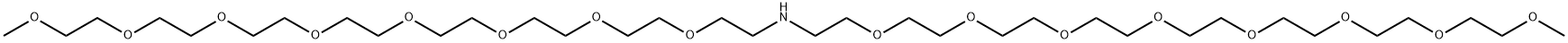 NH-(m-PEG8)2 结构式