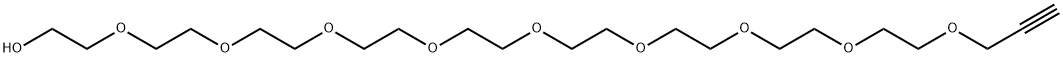 Propargyl-PEG10-alcohol Struktur