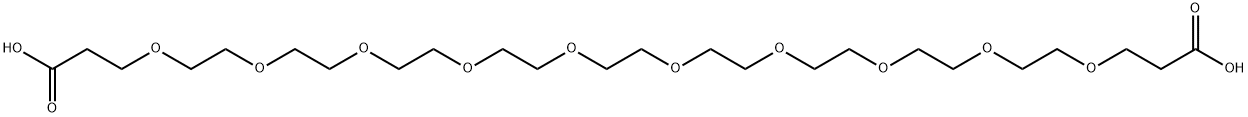 BIS-PEG10-COOH, 2055023-26-0, 结构式