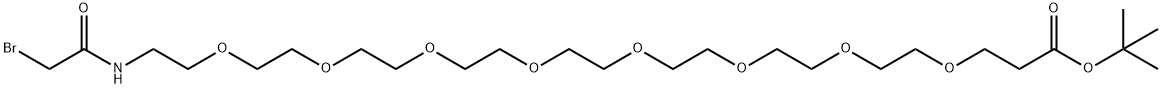 Bromoacetamido-PEG8-t-butyl ester,2055041-16-0,结构式