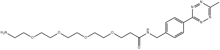 甲基-四嗪-四聚乙二醇-氨基盐酸盐, 2055646-21-2, 结构式