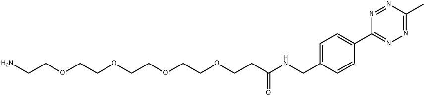 Me-Tet-PEG4-NH2 Structure