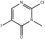4(3H)-Pyrimidinone, 2-chloro-5-iodo-3-methyl- Structure