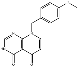 8-(4-甲氧基苄基)吡啶并[2,3-D]嘧啶-4,5(3H,8H)-二酮 结构式
