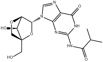 N2-Isobutyryl-2'-O,4'-C-methyleneguanosine Structure