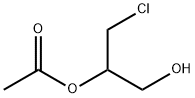 1,2-Propanediol, 3-chloro-, 2-acetate Structure