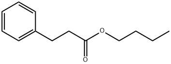 3-Phenylpropionic acid butyl ester, 20627-49-0, 结构式