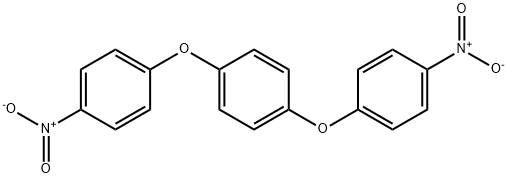 Benzene, 1,4-bis(4-nitrophenoxy)- Structure