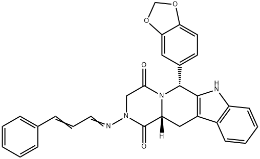 N-フェニルプロペニルタダラフィル 化学構造式