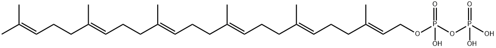Diphosphoric acid, P-[(2E,6E,10E,14E,18E)-3,7,11,15,19,23-hexamethyl-2,6,10,14,18,22-tetracosahexaen-1-yl] ester|