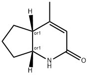 2H-Cyclopenta[b]pyridin-2-one, 1,4a,5,6,7,7a-hexahydro-4-methyl-, (4aR,7aR)-rel- (9CI) Structure