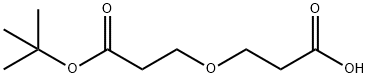 3-(2-羧基乙氧基)-丙酸叔丁酯,2086689-08-7,结构式