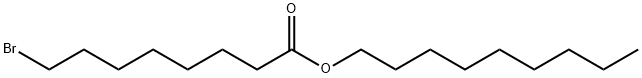 8-溴辛酸壬酯 结构式