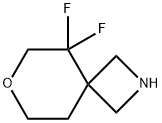 7-Oxa-2-azaspiro[3.5]nonane, 5,5-difluoro- Structure