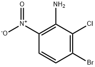 3-bromo-2-chloro-6-nitroaniline ,2091859-73-1,结构式