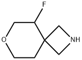 7-Oxa-2-azaspiro[3.5]nonane, 5-fluoro- Structure