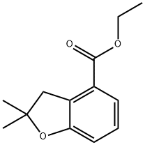 4-Benzofurancarboxylic acid, 2,3-dihydro-2,2-dimethyl-, ethyl ester