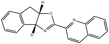 (3aR,8aS)-2-(Quinolin-2-yl)-3a,8a-dihydro-8H-indeno[1,2-d]oxazole, 2095128-11-1, 结构式