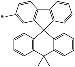 2'-bromo-10,10-dimethyl-10H-spiro[anthracene-9,9'-fluoren 结构式