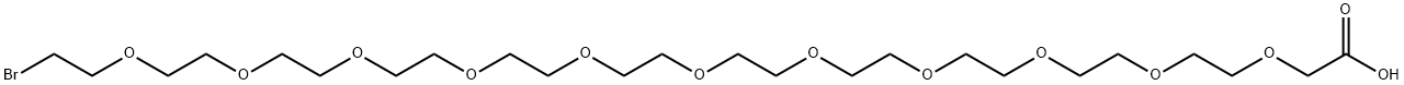 Br-PEG11-CH2COOH,2098983-39-0,结构式