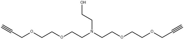 Hydroxy-Amino-bis(PEG2-propargyl) Struktur