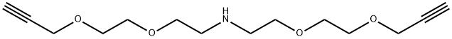 NH-bis(PEG2-propargyl),2100306-83-8,结构式