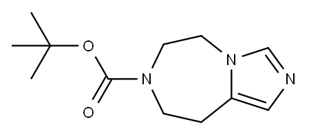 7H-Imidazo[1,5-d][1,4]diazepine-7-carboxylic acid, 5,6,8,9-tetrahydro-, 1,1-dimethylethyl ester Structure