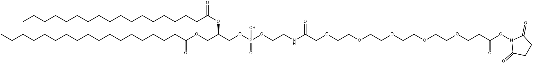 DSPE-PEG4-NHS ester Struktur