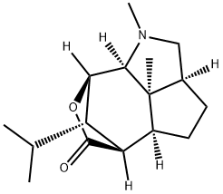 (3α,6α,7R,8S,9R,10α,11α)-デンドロバン-12-オン 化学構造式