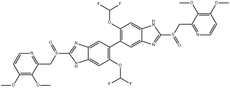 泮托拉唑杂质E 结构式