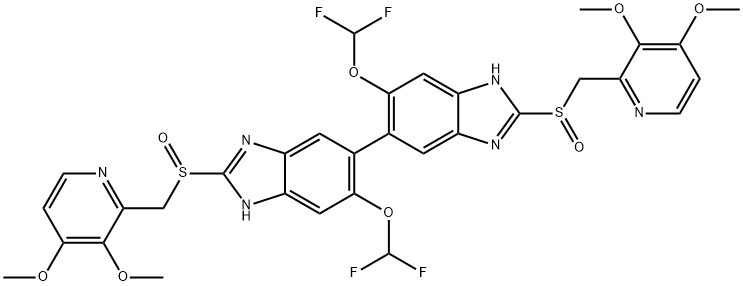 Pantoprazole EP IMpurity E Structure