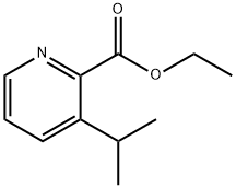 3-异丙基吡啶甲酸乙酯 结构式