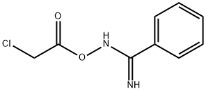 Acetic acid, 2-chloro-, (iminophenylmethyl)azanyl ester Struktur