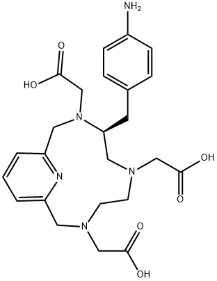 p-NH-Bn-PCTA, 2125661-64-3, 结构式