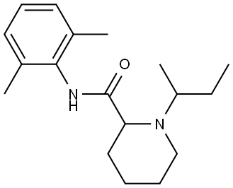 布比卡因杂质 结构式