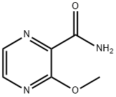 2-Pyrazinecarboxamide, 3-methoxy- Structure