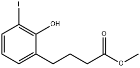 Benzenebutanoic acid, 2-hydroxy-3-iodo-, methyl ester Struktur