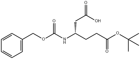 CBZ-β-HoGlu(OtBu)-OH,2135655-76-2,结构式