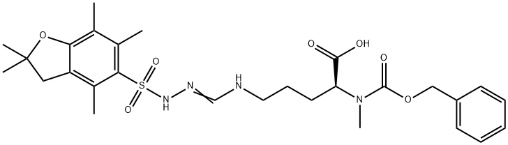 Z-N-Me-Arg(pbf)-OH Structure